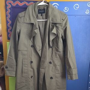 Banana Republic Olive Green Trench Coat
